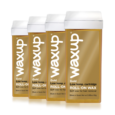 Elite Gold Roll On Wax Cartridges 4 Pack - thatswaxup - - Roll On Wax - waxup hair removal wax body waxing kit women and men professional waxing supplies